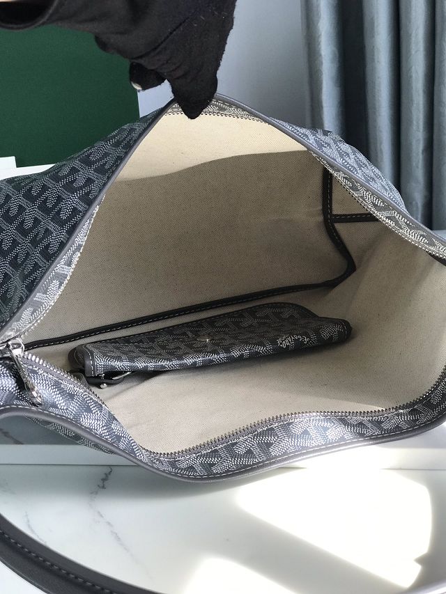 Goyard original canvas boheme hobo bag GY0094-2 grey