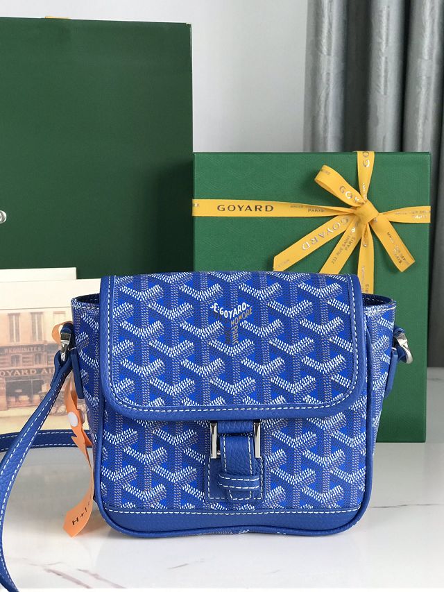 Goyard original canvas grand bleu PM GY0121 blue