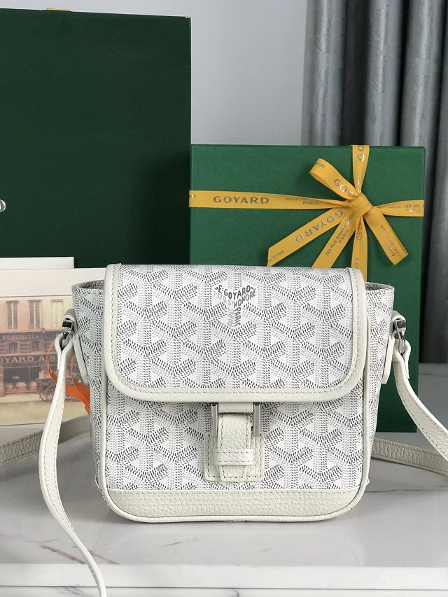 Goyard original canvas grand bleu PM GY0121 white