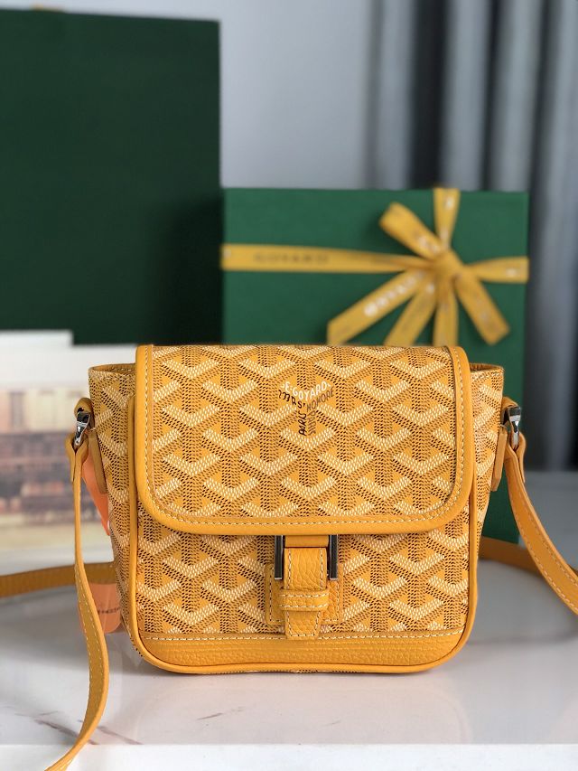 Goyard original canvas grand bleu PM GY0121 yellow