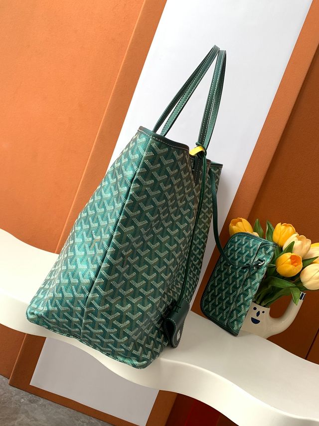 Goyard original canvas saint louis GM bag GY0083 pearly green