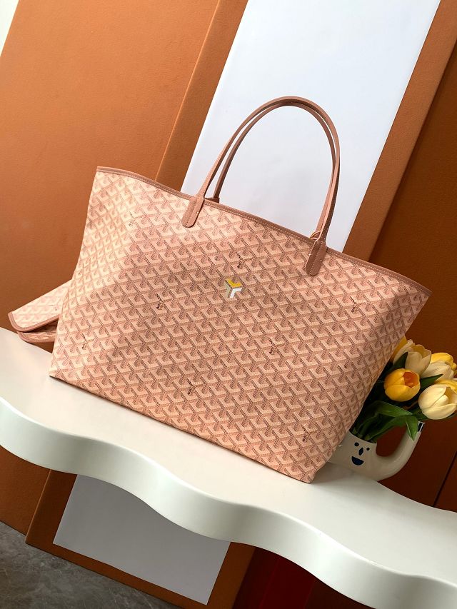 Goyard original canvas saint louis GM bag GY0083 pearly pink