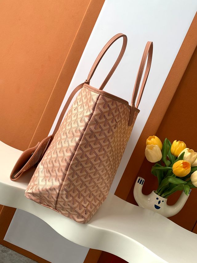 Goyard original canvas saint louis PM bag GY0082 pearly pink