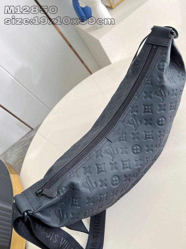 Louis vuitton original calfskin hobo hamac bag M12850 black