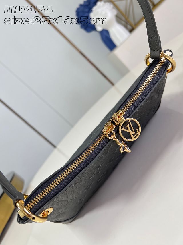 Louis vuitton original calfskin pochette sevres M12174 gun