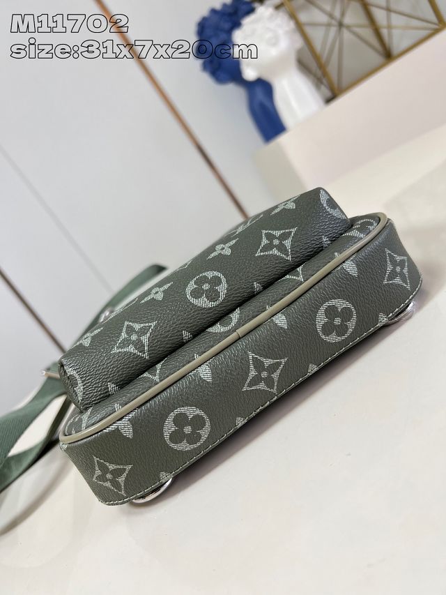 Louis vuitton original monogram canvas avenue sling bag M11702 green