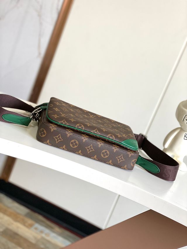 Louis vuitton original monogram canvas trio messenger bag M12766 green