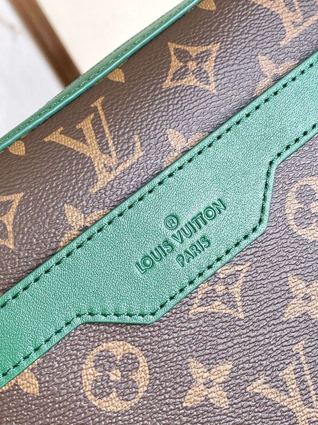 Louis vuitton original monogram canvas trio messenger bag M12766 green