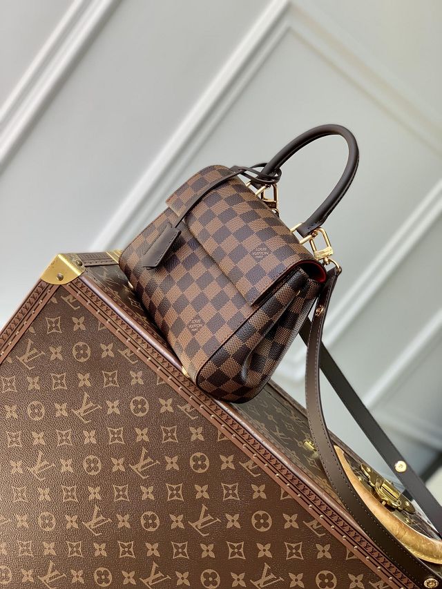 Louis vuitton original damier ebene cluny mini handbag N00097