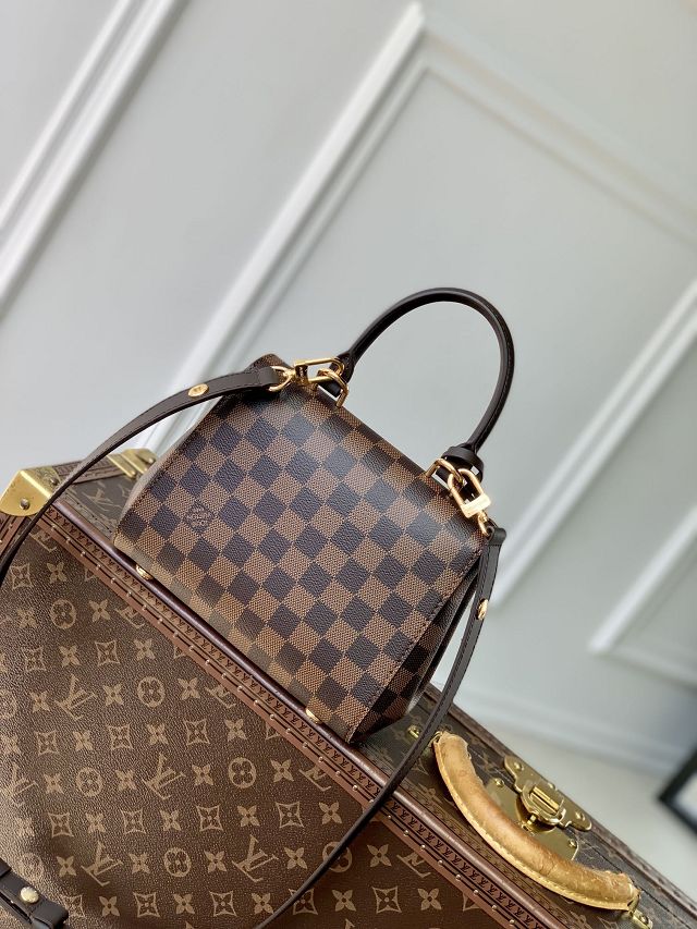 Louis vuitton original damier ebene cluny mini handbag N00097