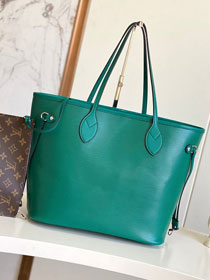 Louis vuitton original epi leather neverfull mm M12195 green