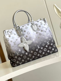 Louis vuitton original monogram nylon onthego MM M11847 gradient silver