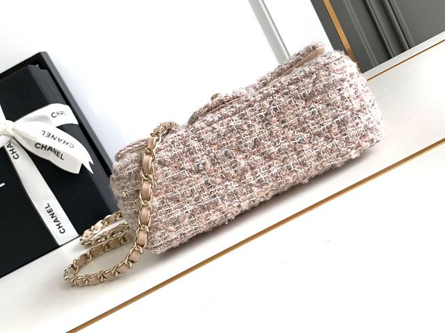 CC original tweed mini flap bag A69900 beige