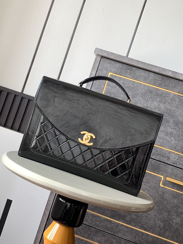 CC original calfskin briefcase  AS5016 black