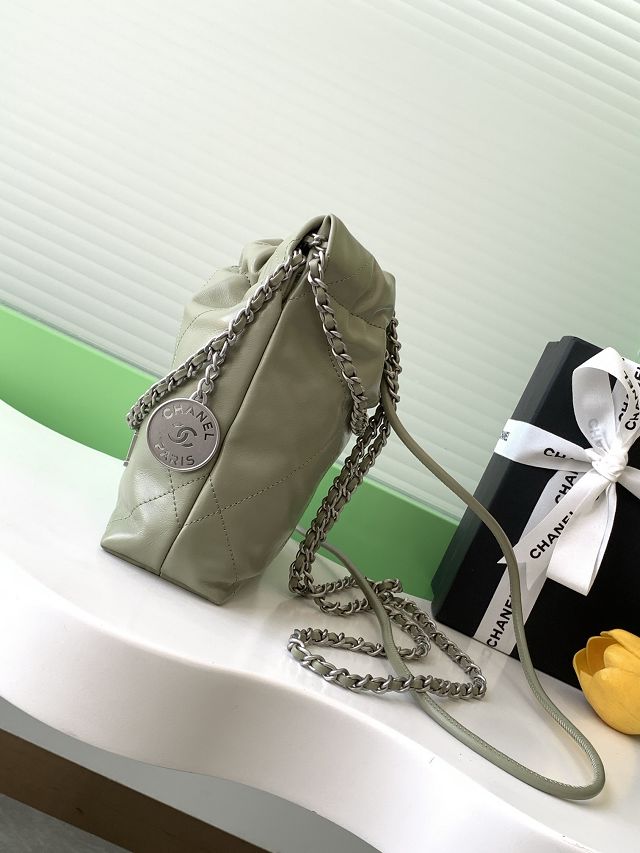 CC original calfskin 22 mini handbag AS3980 green