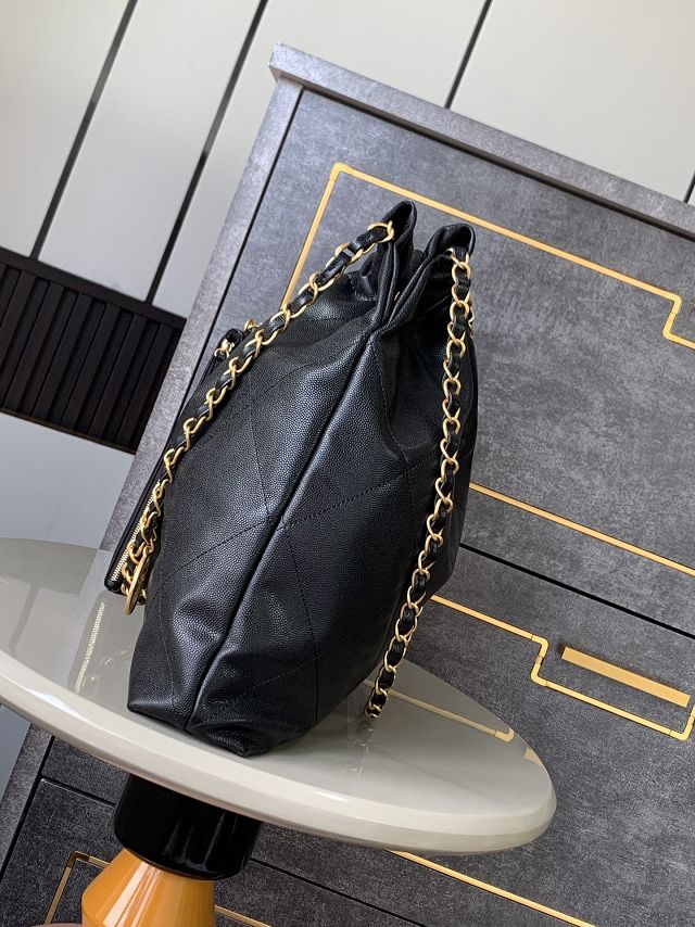 CC original grained calfskin 22 medium handbag AS3261 black