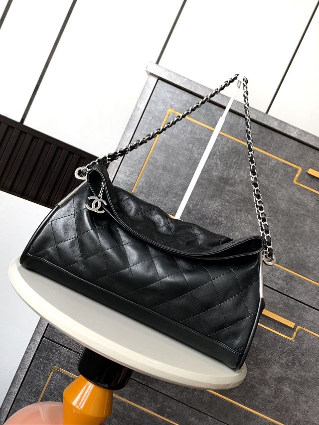 CC original lambskin large hobo bag AS5313 black