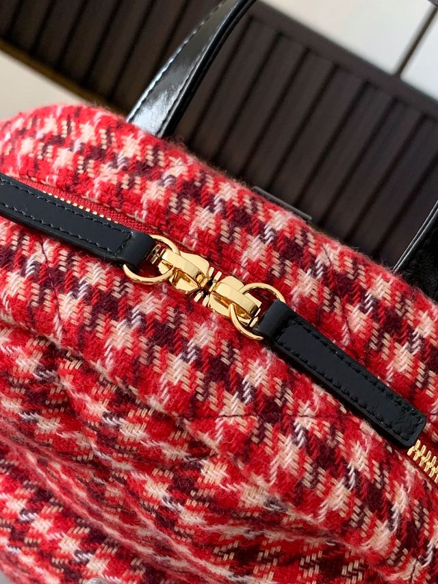 CC original tweed backpack AS2091 red