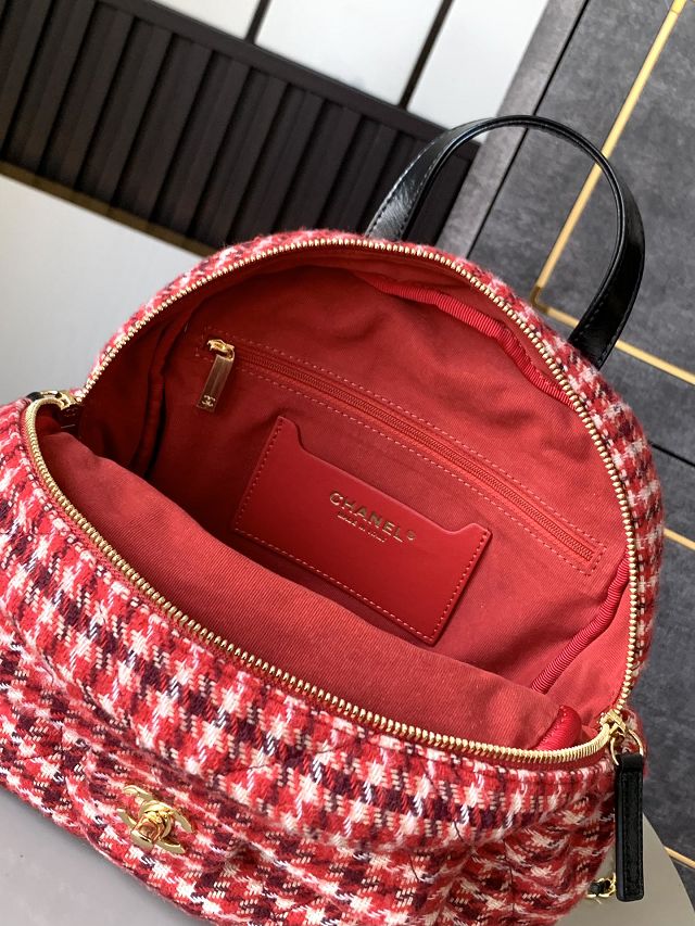 CC original tweed backpack AS2091 red