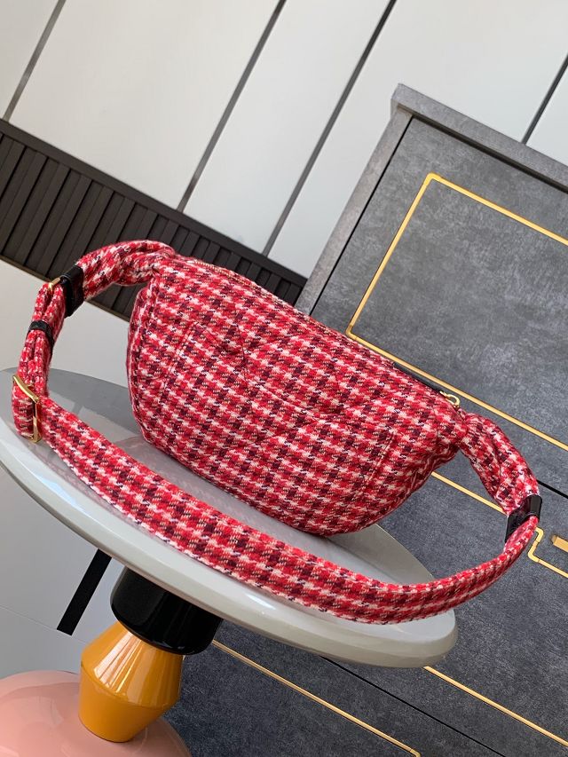 CC original tweed shoulder bag AS2090 red