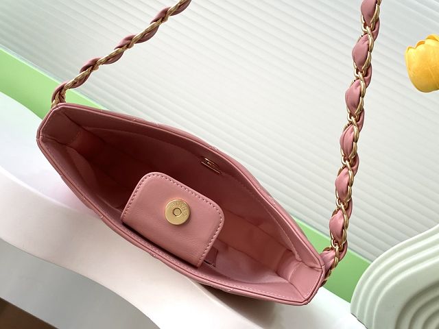 CC original lambskin hobo handbag AS5177 pink