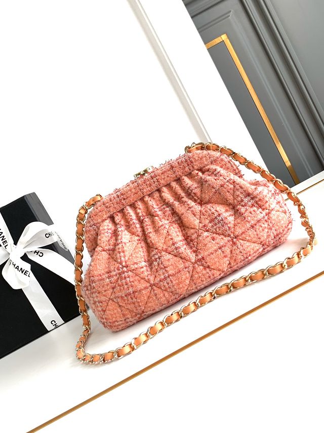 CC original tweed clutch AS4717 orange