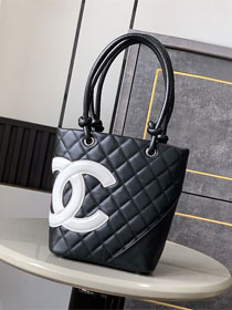 CC original lambskin mini shopping tote bag AS6335 black