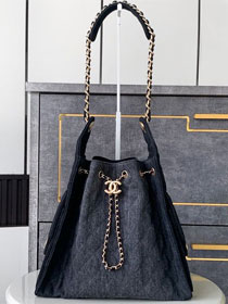 CC original denim small hobo bag AS5293 black