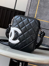 CC original lambskin camera bag AS6325 black