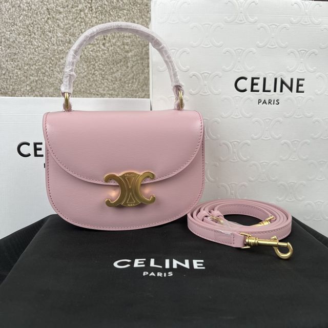 Celine original calfskin mini besace bag 10L063 pink