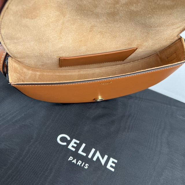 Celine original calfskin besace 111233 tan