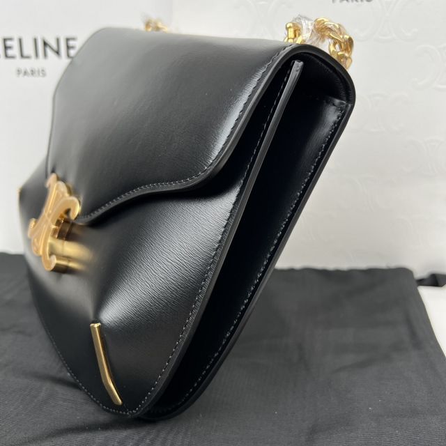 Celine original calfskin medium besace 199273 black