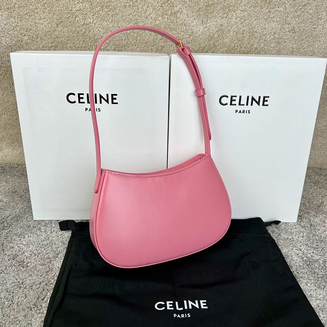 Celine original calfskin medium tilly bag 115703 pink