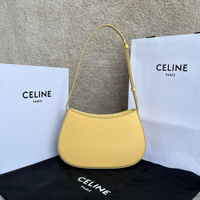 Celine original calfskin medium tilly bag 115703 yellow