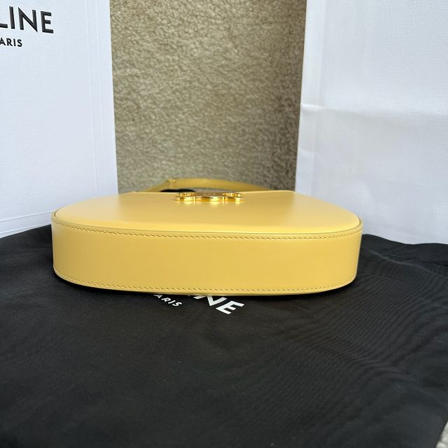 Celine original calfskin medium tilly bag 115703 yellow