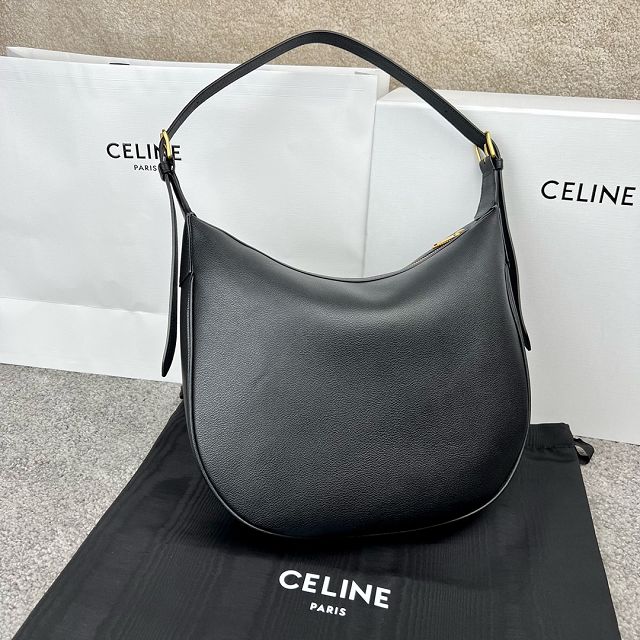 Celine original calfskin small heloise bag 114713 black