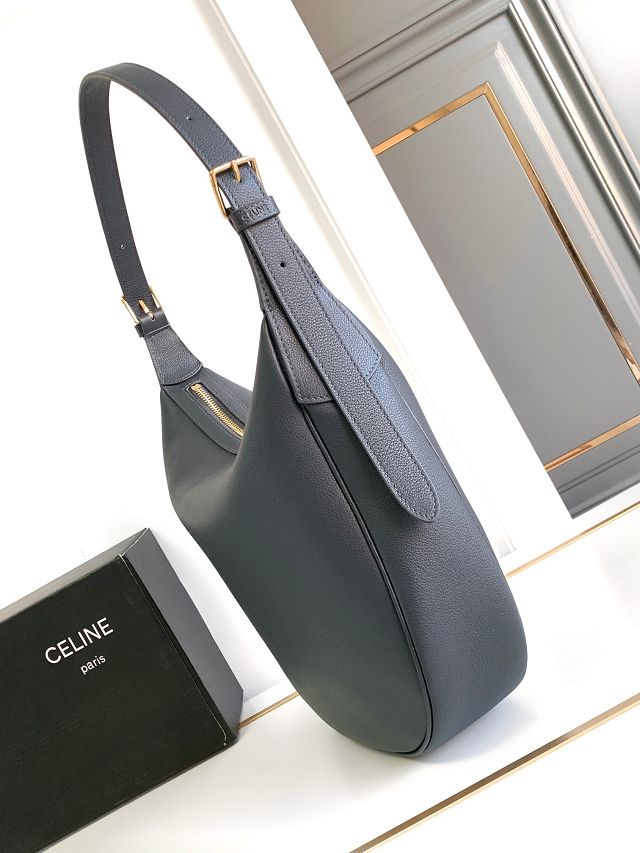 Celine original calfskin small heloise bag 114713 grey