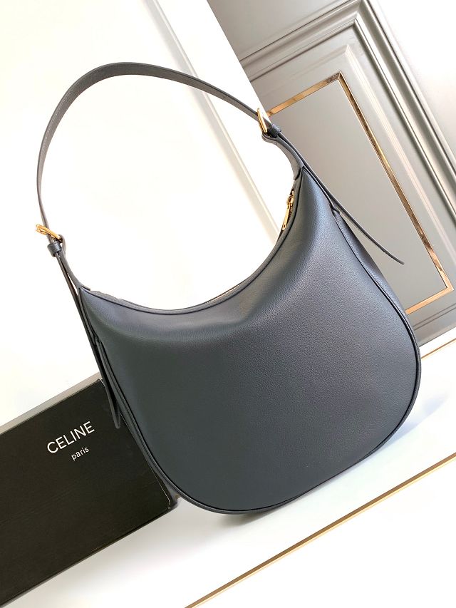 Celine original calfskin small heloise bag 114713 grey