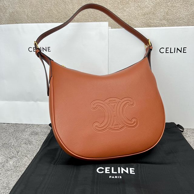 Celine original calfskin small heloise bag 114713 tan