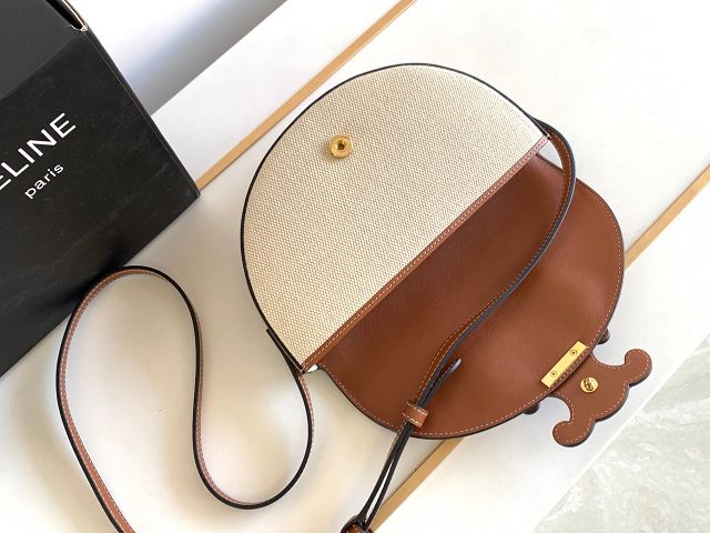 Celine original canvas besace 111233 natural