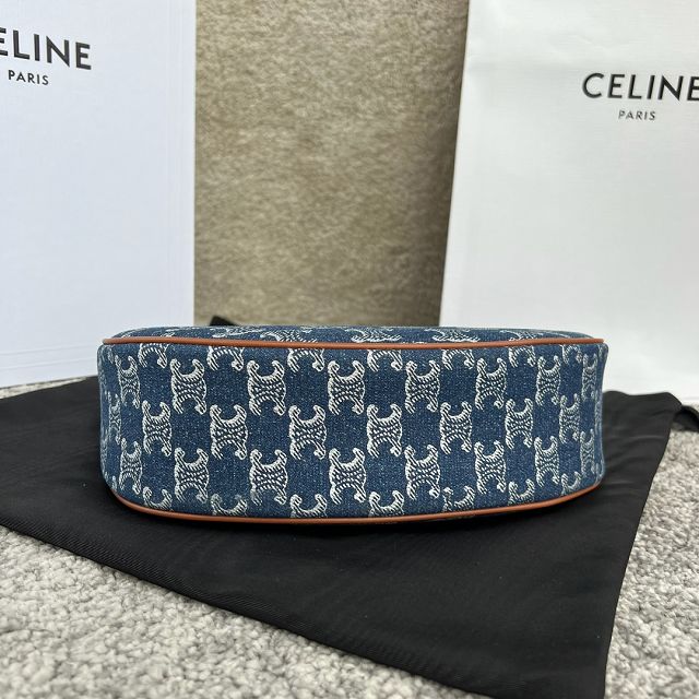 Celine original denim canvas ava bag 193952 blue