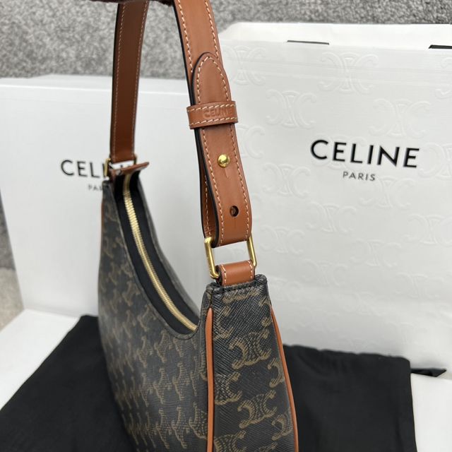 Celine original triomphe canvas ava bag 193952 tan