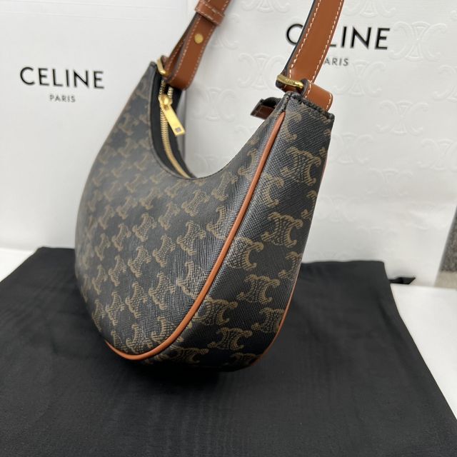 Celine original triomphe canvas ava bag 193952 tan