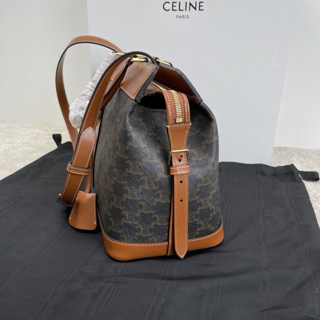 Celine original triomphe canvas cabas 192662 tan