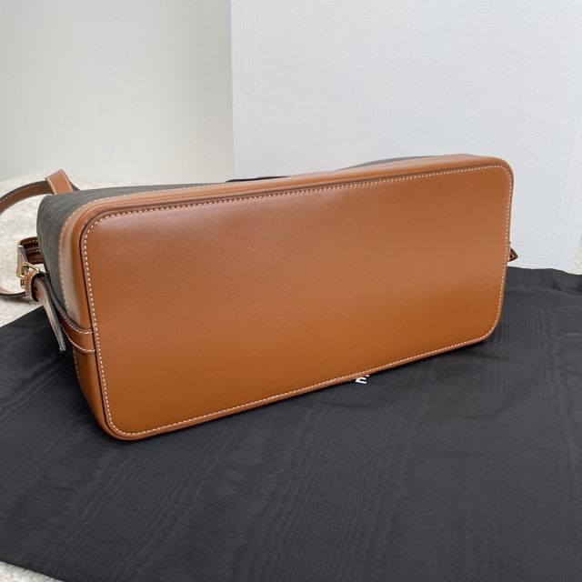 Celine original triomphe canvas cabas 192662 tan