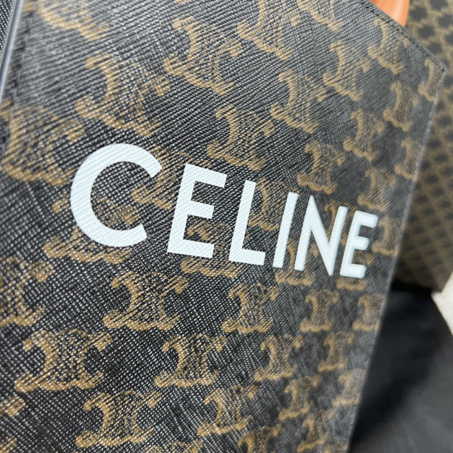 Celine original triomphe canvas mini cabas 194372 tan