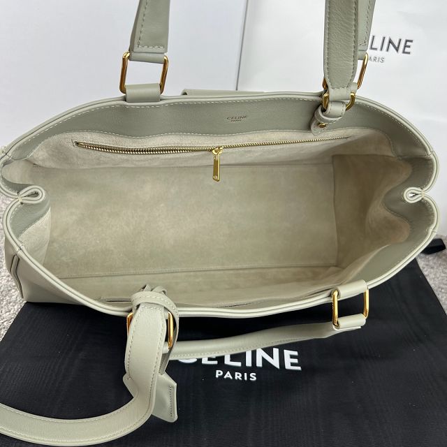 Celine original calfskin appoline handbag 114963 light green