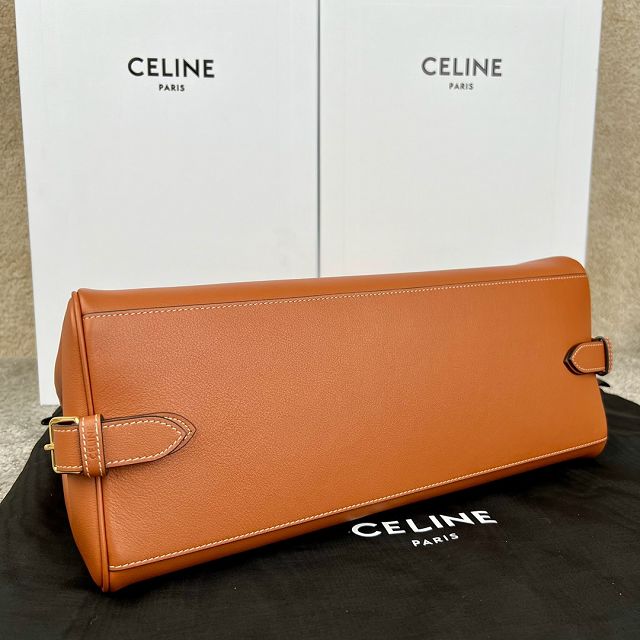 Celine original calfskin appoline handbag 114963 tan