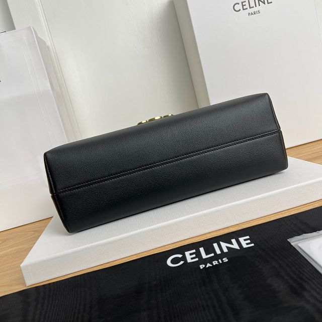 Celine original calfskin large victoire bag 118222 black