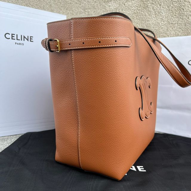 Celine original calfskin medium cabas anais 116853 tan